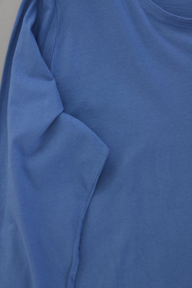 Ulla Popken Longsleeve-Shirt Gr. 54/56 neuwertig Langarm blau aus Baumwolle
