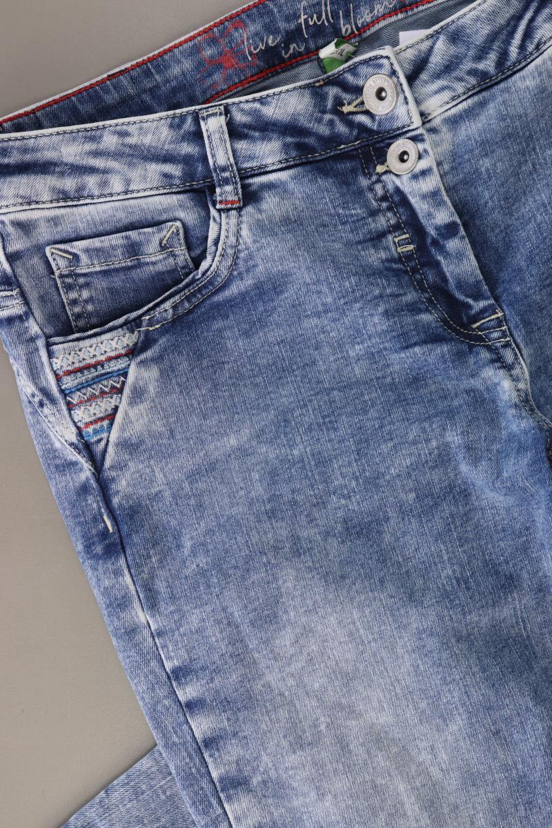 Cecil Straight Jeans Gr. W30 blau aus Baumwolle