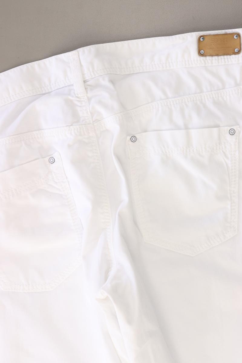 Esprit Five-Pocket-Hose Gr. 40 weiß aus Baumwolle