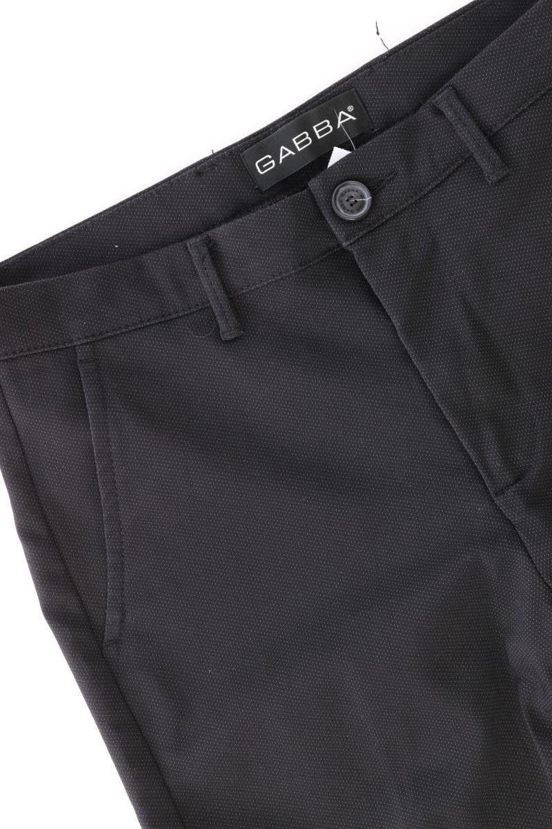 Gabba Stoffhose für Herren Gr. S schwarz aus Baumwolle