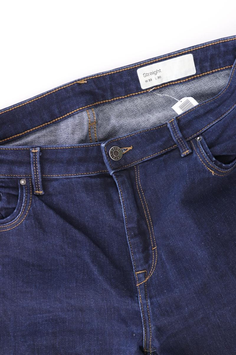Esprit Straight Jeans für Herren Gr. W33/L30 blau aus Baumwolle