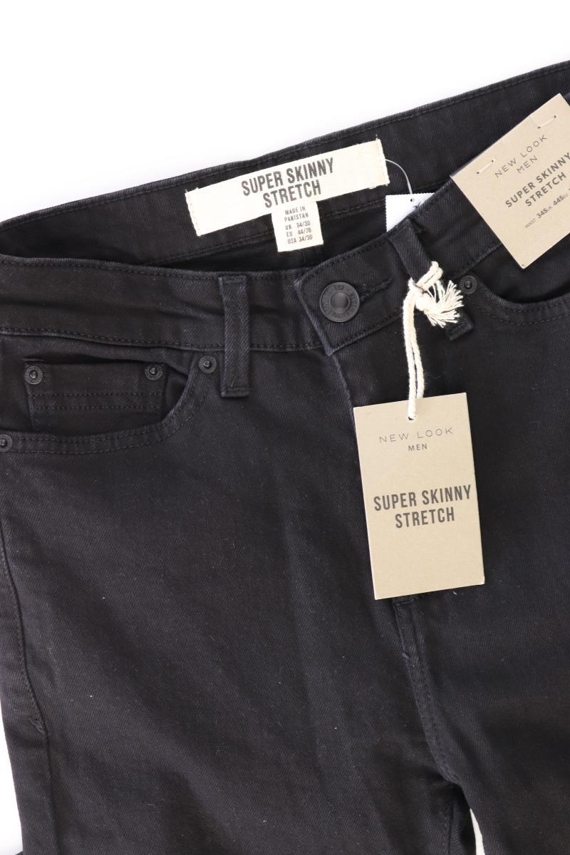 New Look Skinny Jeans für Herren Gr. W34 neu mit Etikett grau aus Baumwolle