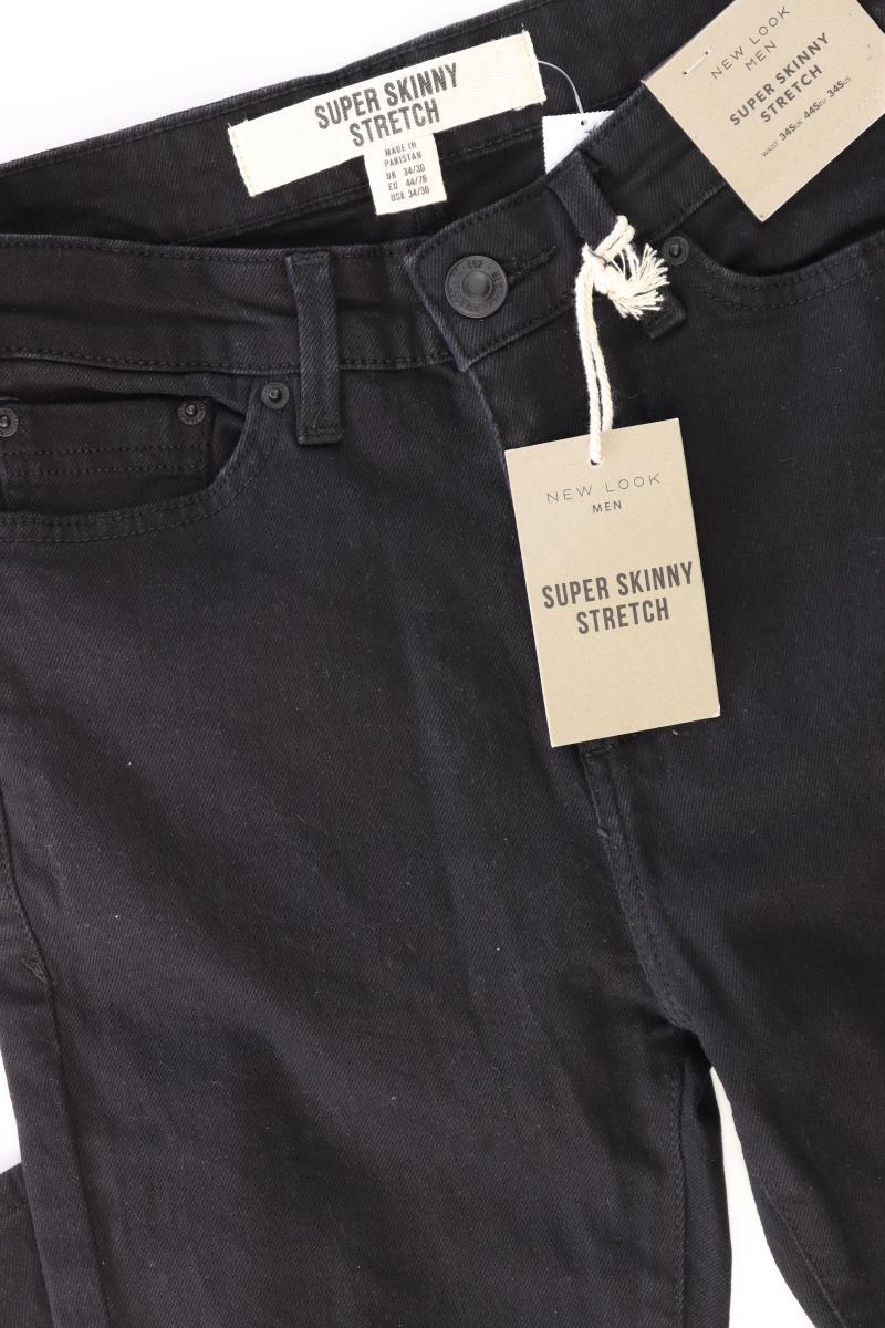 New Look Skinny Jeans für Herren Gr. W34 neu mit Etikett grau aus Baumwolle