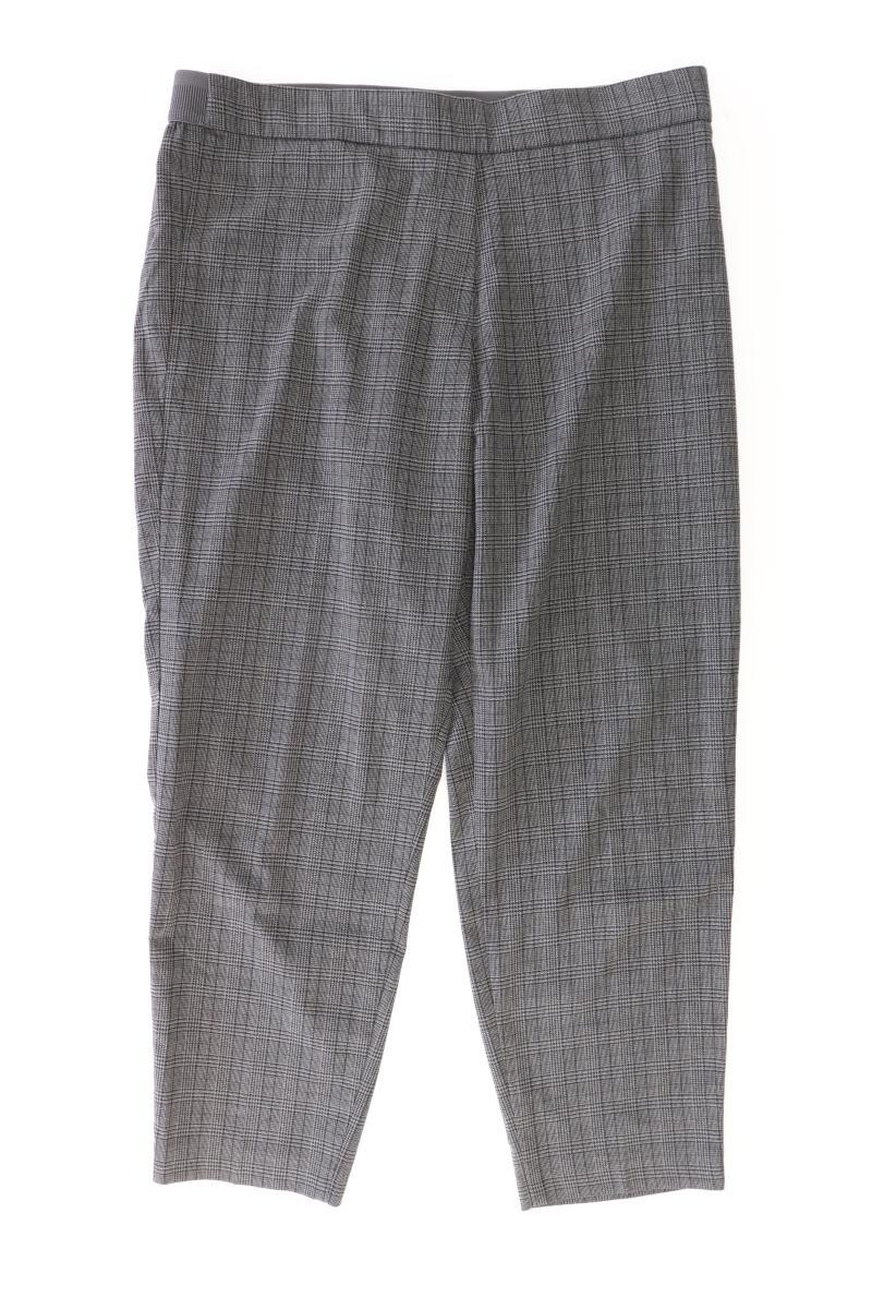 Esprit Stoffhose Gr. 42 kariert grau aus Viskose