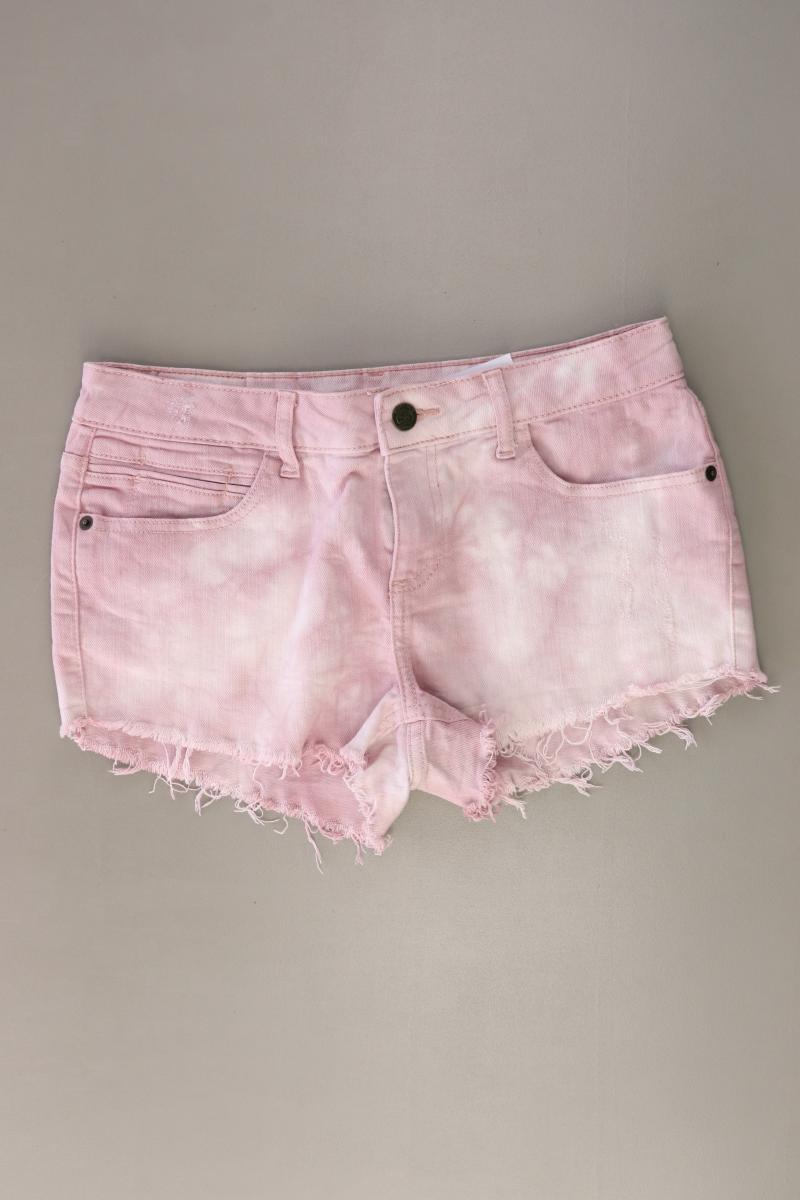 Buffalo Hotpants Gr. 38 mit Batikmuster rosa aus Baumwolle
