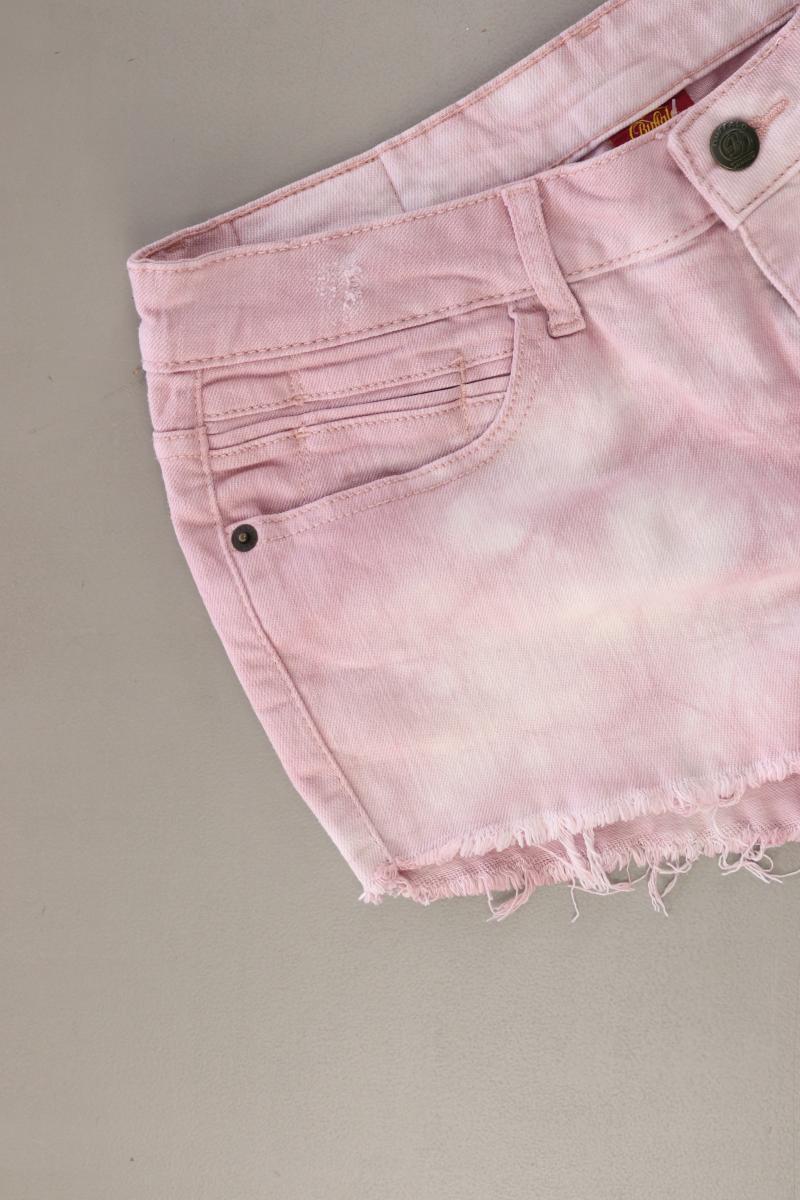 Buffalo Hotpants Gr. 38 mit Batikmuster rosa aus Baumwolle