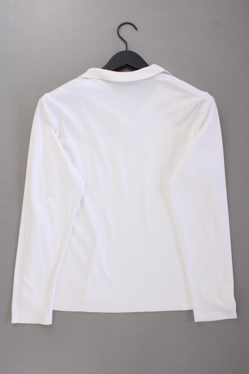 Lands' End Longsleeve-Shirt Gr. L Langarm creme aus Baumwolle
