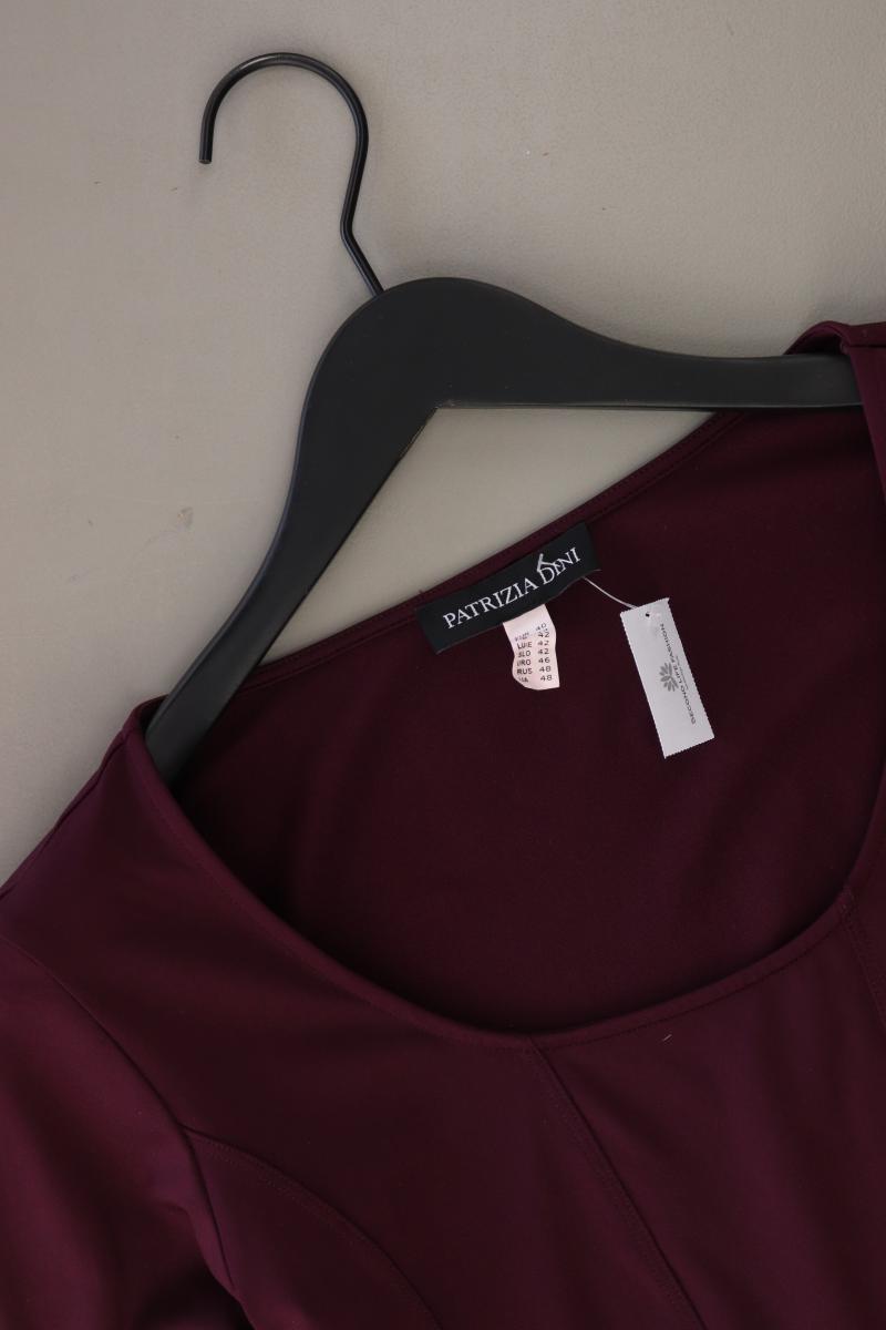 Patrizia Dini Longsleeve-Shirt Gr. 40 Langarm lila aus Polyester