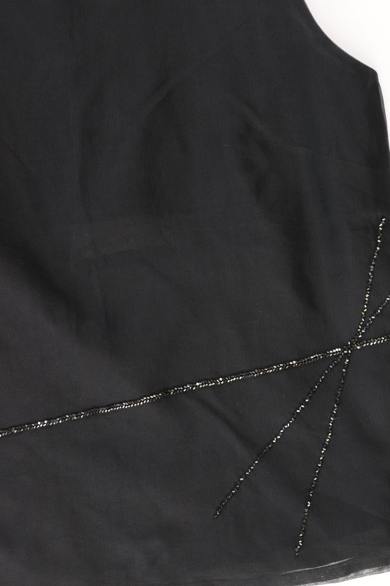 Jake*s Seidenbluse Gr. 36 Ärmellos Vintage schwarz