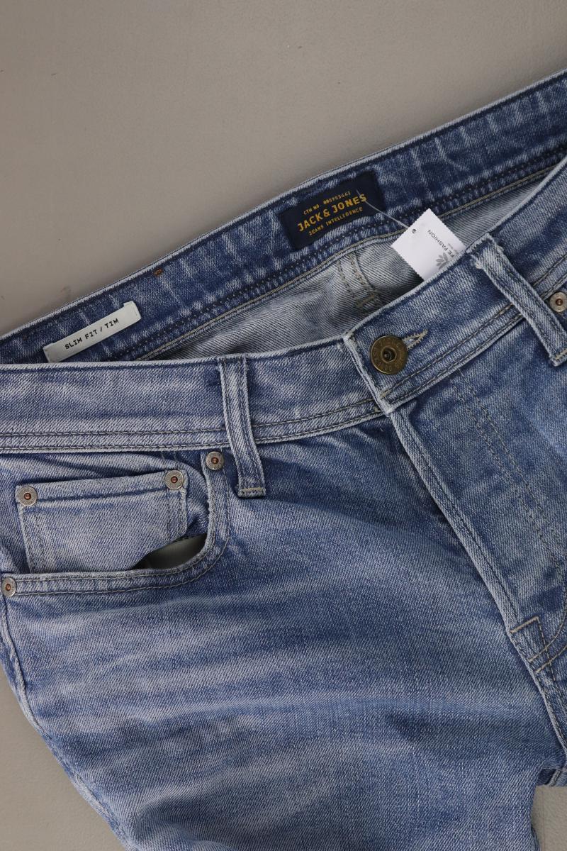 Jack & Jones Straight Jeans für Herren Gr. W31/L34 blau aus Baumwolle