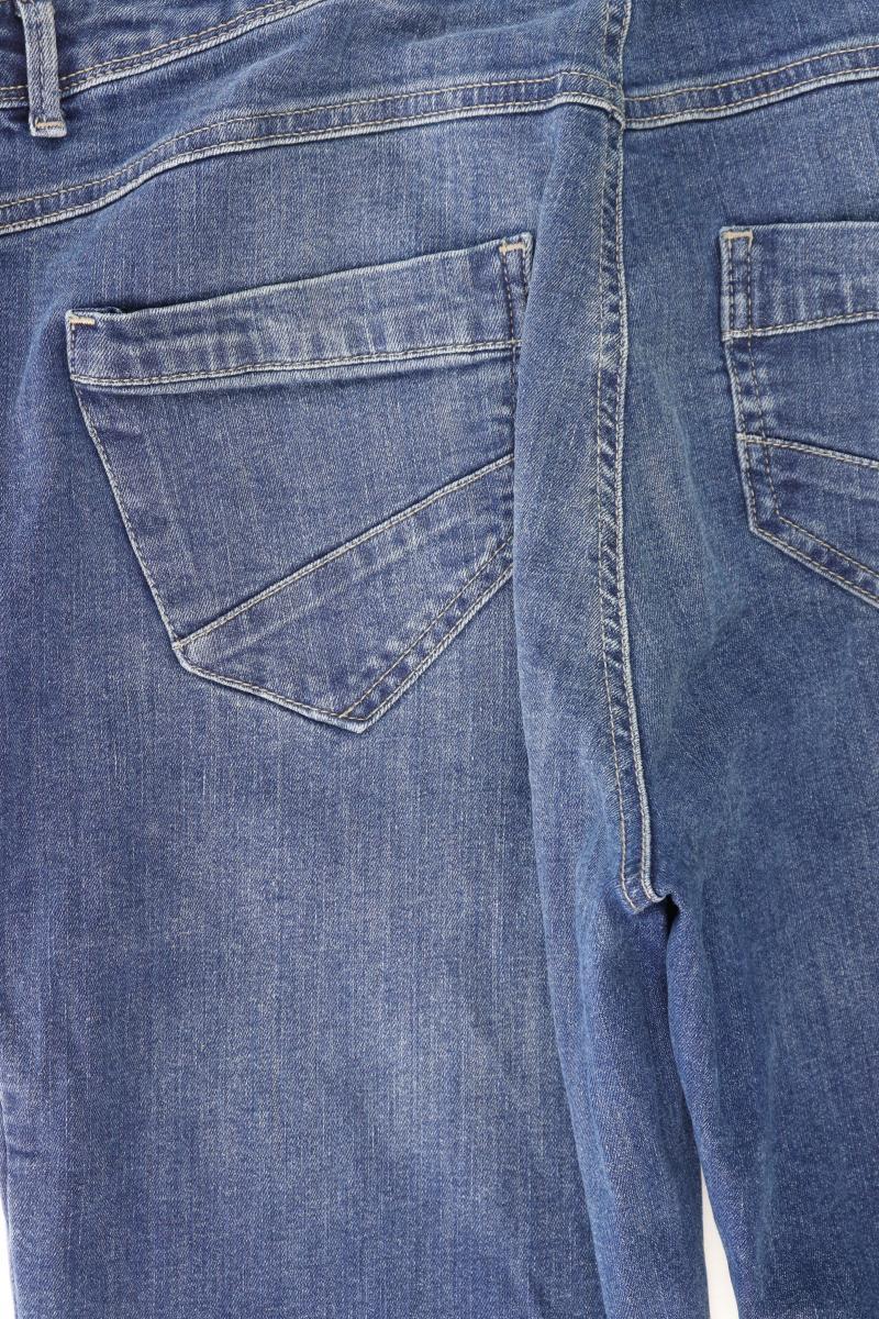 Gina Laura Straight Jeans Gr. 42 blau aus Baumwolle