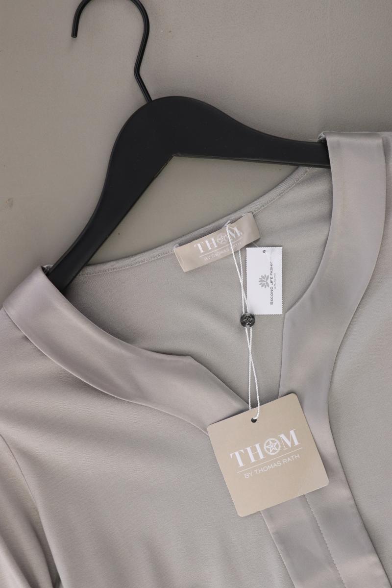 Thom by Thomas Rath Langarmbluse Gr. 38 neu mit Etikett grau aus Viskose