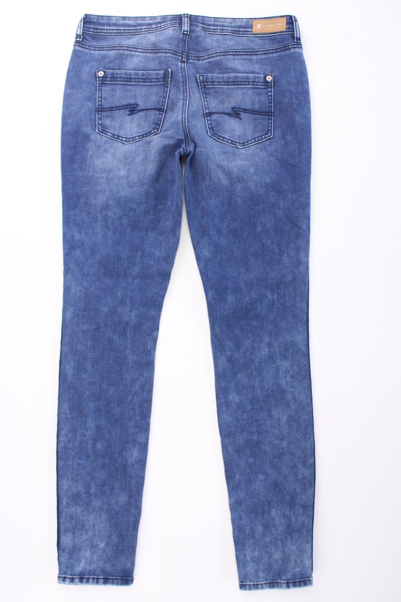 Street One Skinny Jeans Gr. W28 neuwertig blau aus Baumwolle