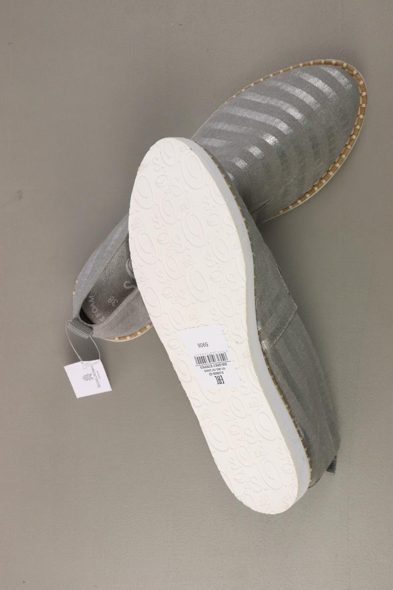 s.Oliver Espadrilles Gr. 38 neuwertig grau
