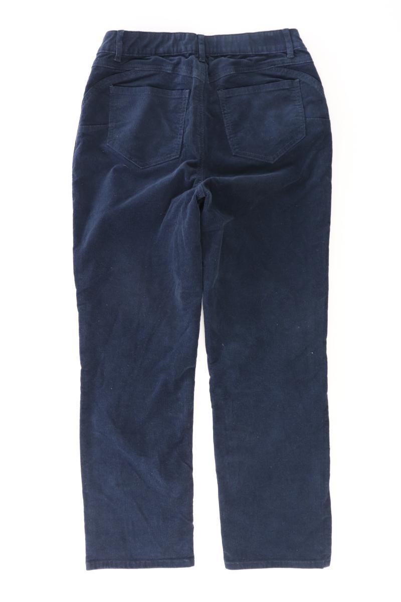 Helena Vera Cordhose Gr. Kurzgröße 20 blau aus Baumwolle