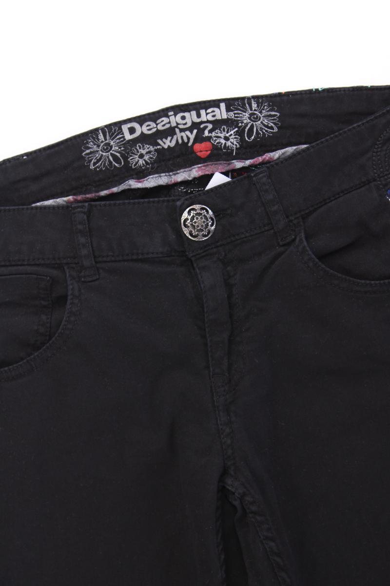 Desigual Five-Pocket-Hose Gr. W28 schwarz aus Baumwolle