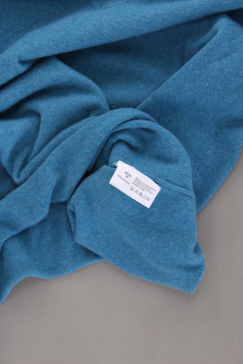 Strauss Cashmerepullover Gr. 40/42 blau aus Kaschmir