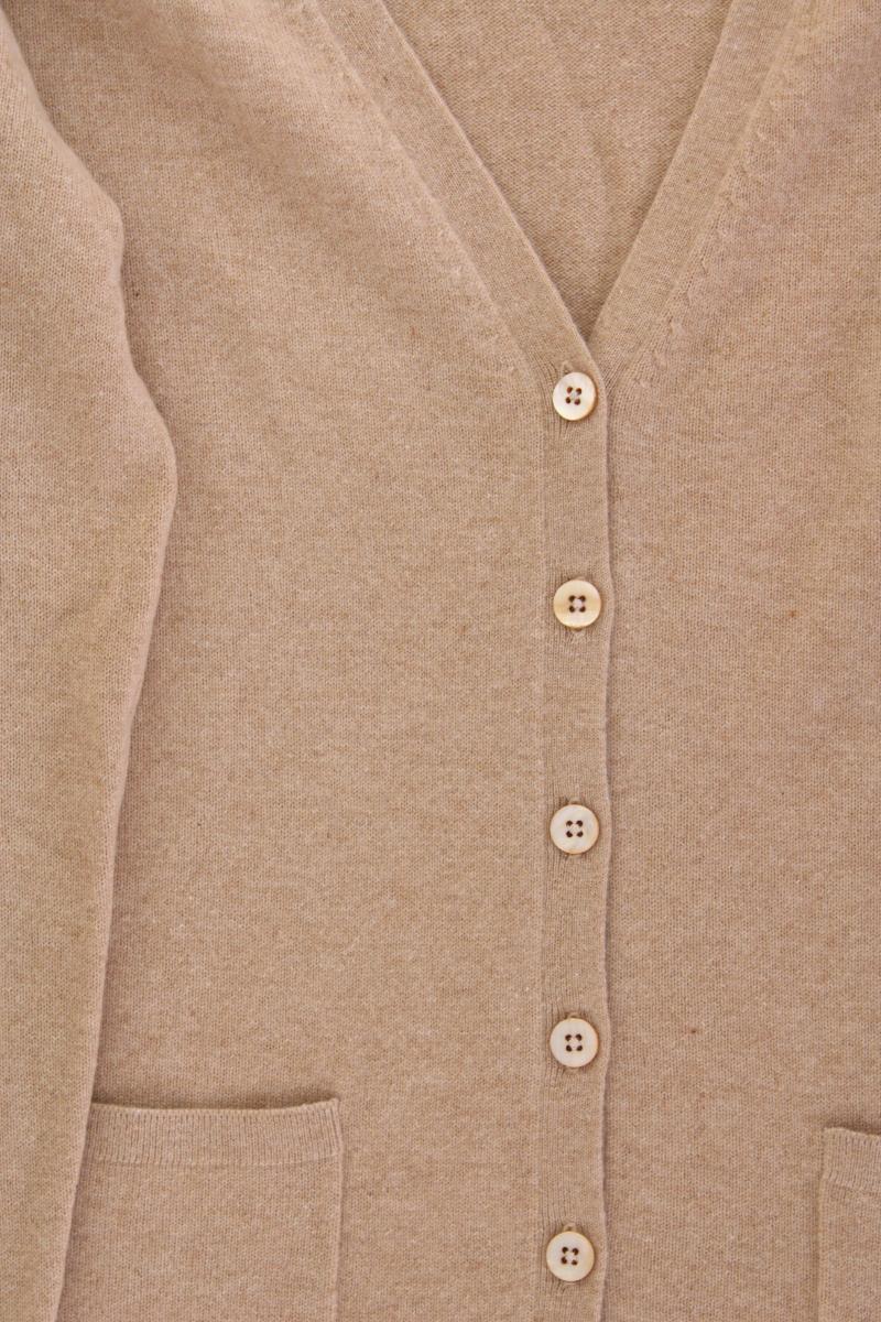 CLARINA Strickjacke Gr. 38 neuwertig Langarm braun aus Kaschmir