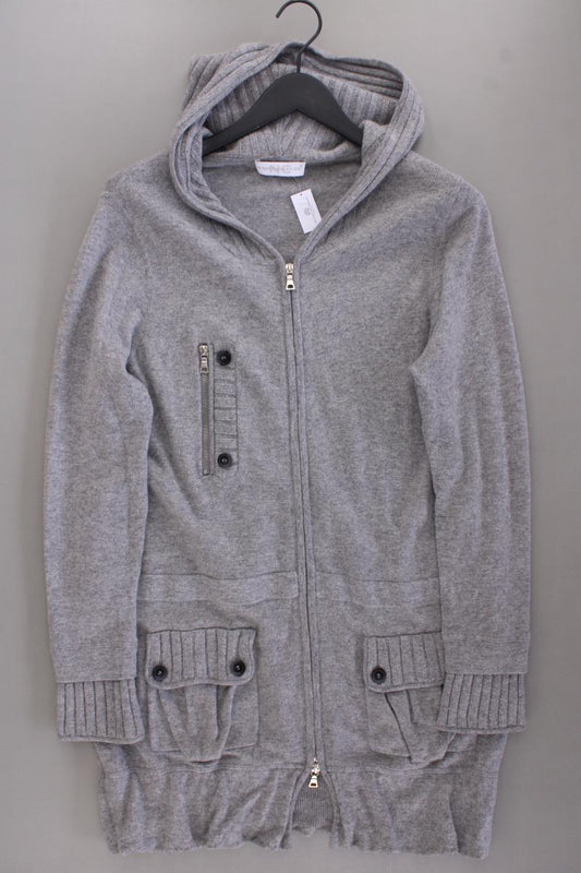 Nice Connection Strickjacke Gr. 40 Langarm grau aus Viskose
