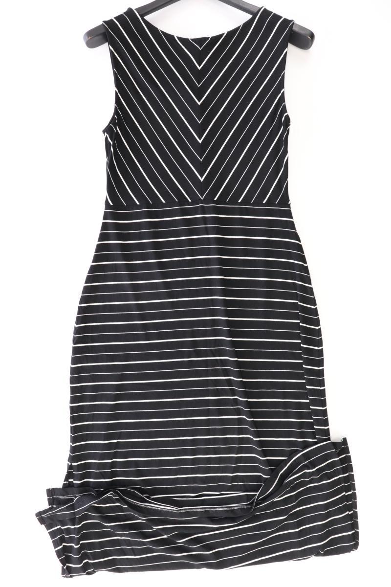 Street One Maxikleid Gr. 38 gestreift Ärmellos schwarz aus Viskose