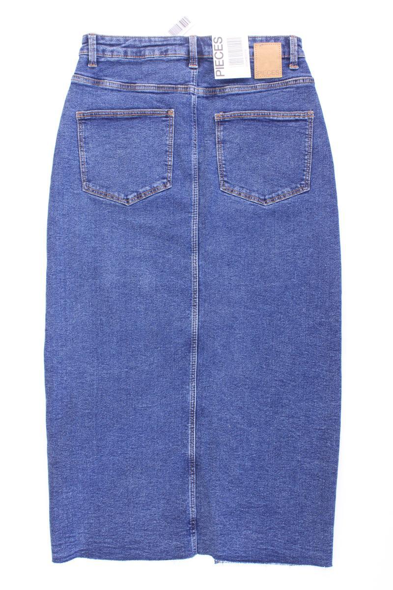 Pieces Jeansrock Gr. M neu mit Etikett blau aus Baumwolle