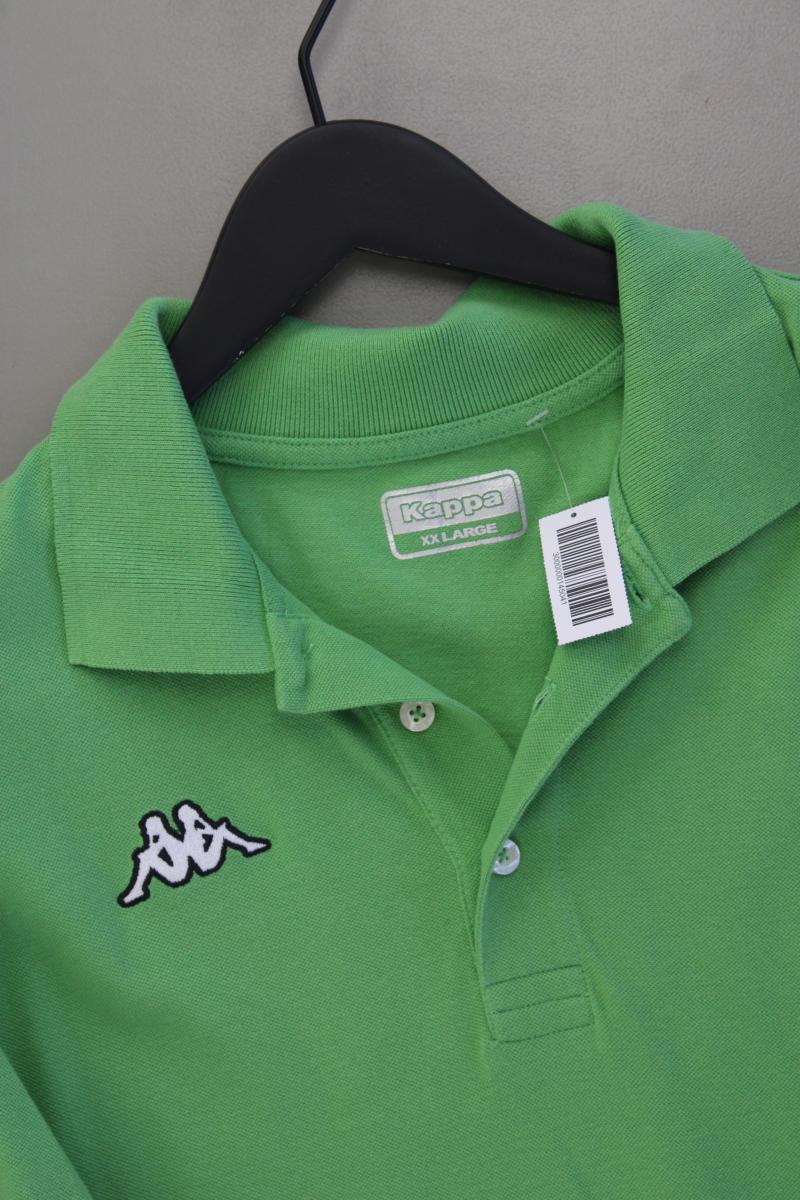 Kappa Poloshirt für Herren Gr. XXL neuwertig Kurzarm grün