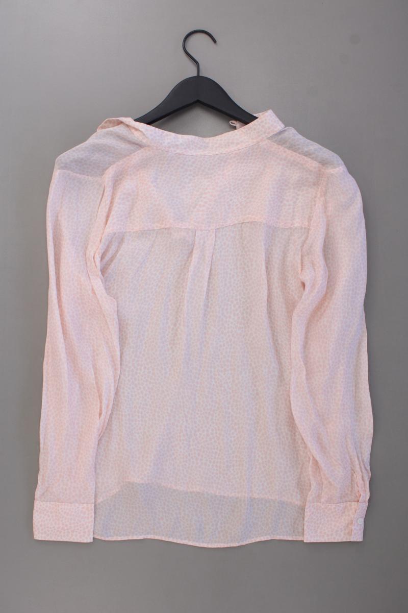 Sienna Seidenbluse Gr. 38 Langarm rosa