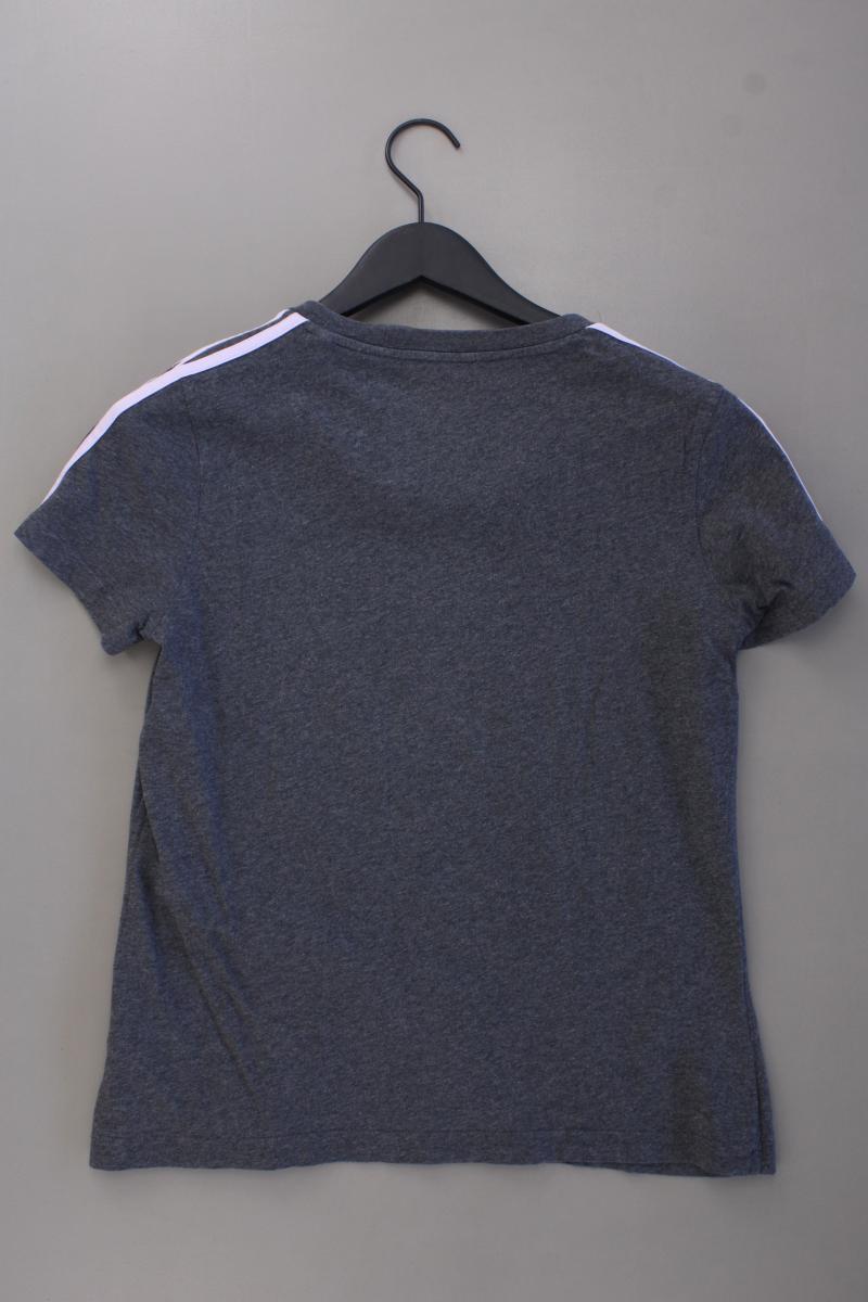 Adidas Sportshirt Gr. L Kurzarm grau aus Baumwolle