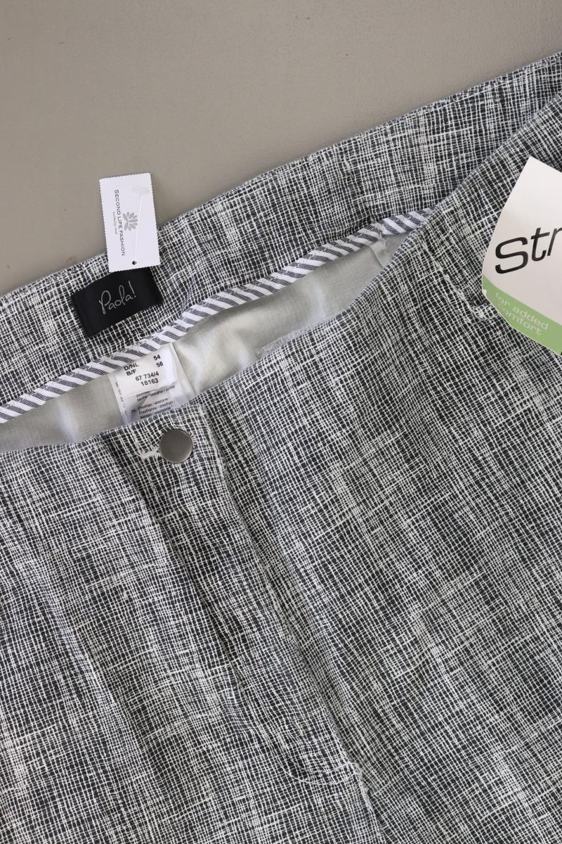 Paola Stretchhose Gr. 54 neu mit Etikett grau aus Baumwolle
