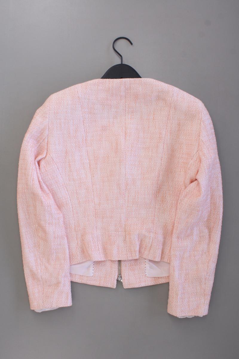 Hugo Boss Bouclé Jäckchen Gr. 40 neuwertig orange aus Baumwolle