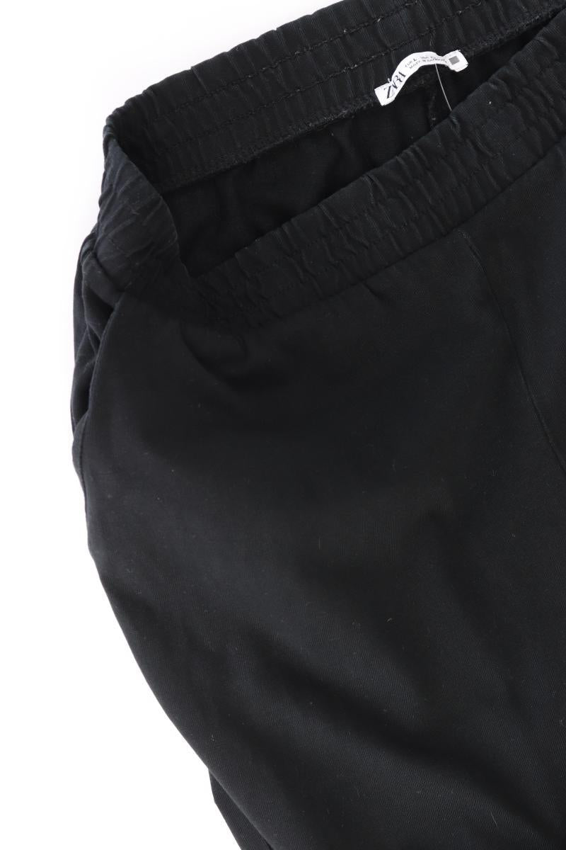Zara Stretchhose Gr. L schwarz aus Baumwolle