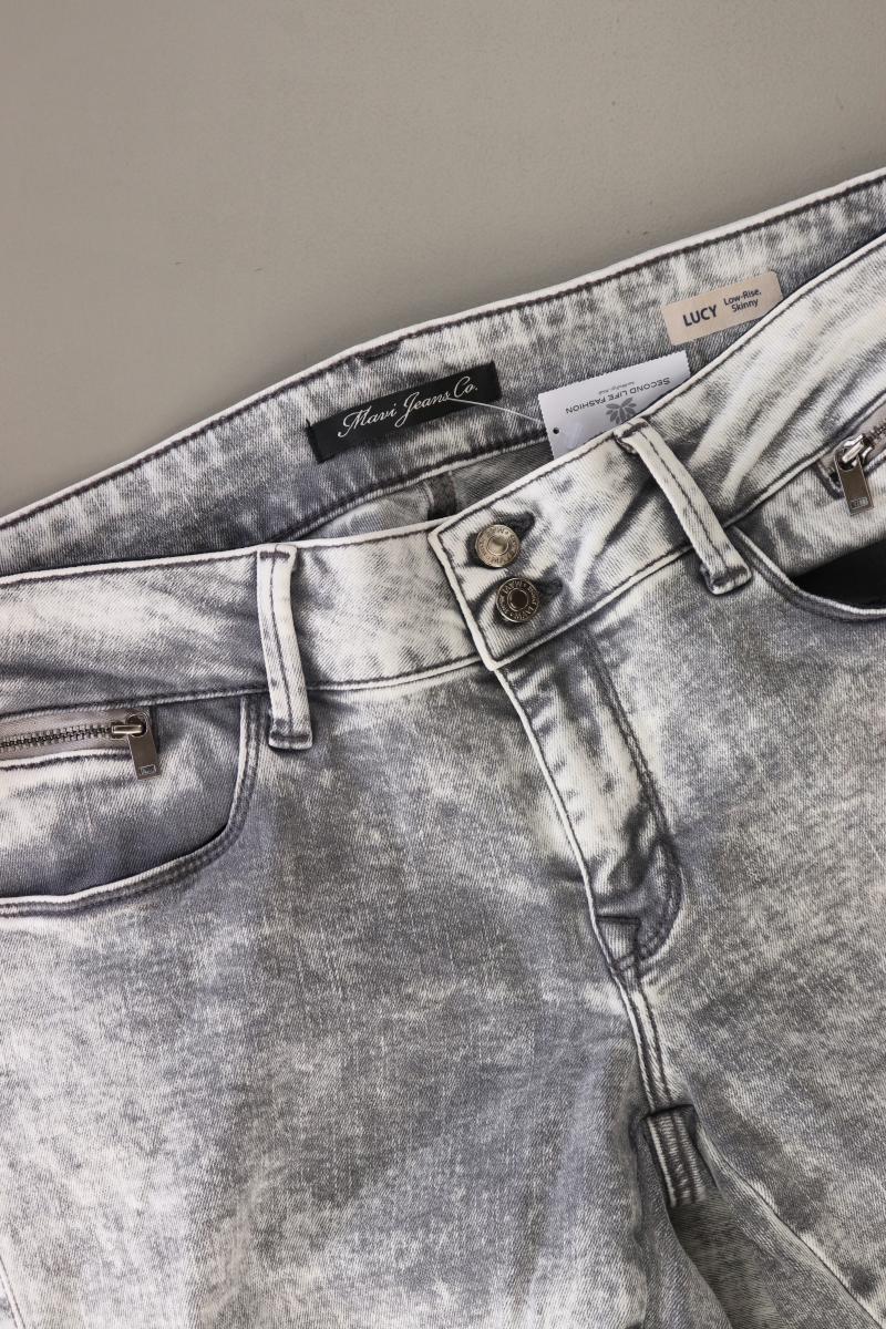 Mavi Skinny Jeans Gr. W32/L32 grau aus Baumwolle