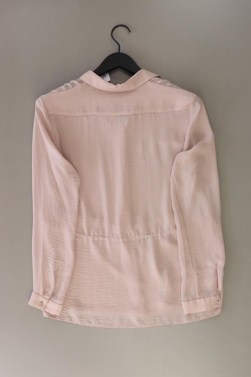 Mango Langarmbluse Gr. S rosa aus Polyester