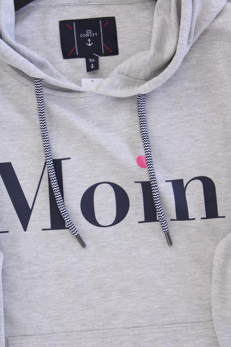 Moin Pullover Gr. XL neuwertig grau aus Polyester