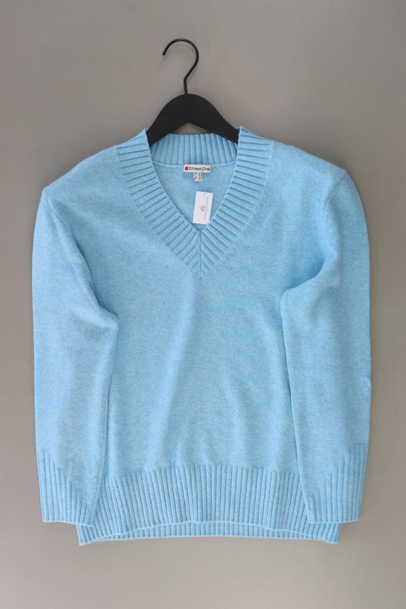 Street One Feinstrickpullover Gr. 38 blau