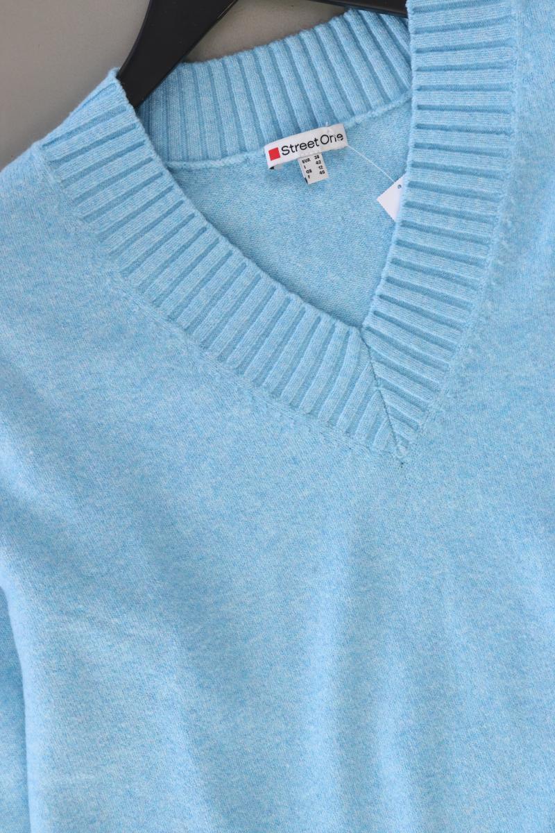Street One Feinstrickpullover Gr. 38 blau