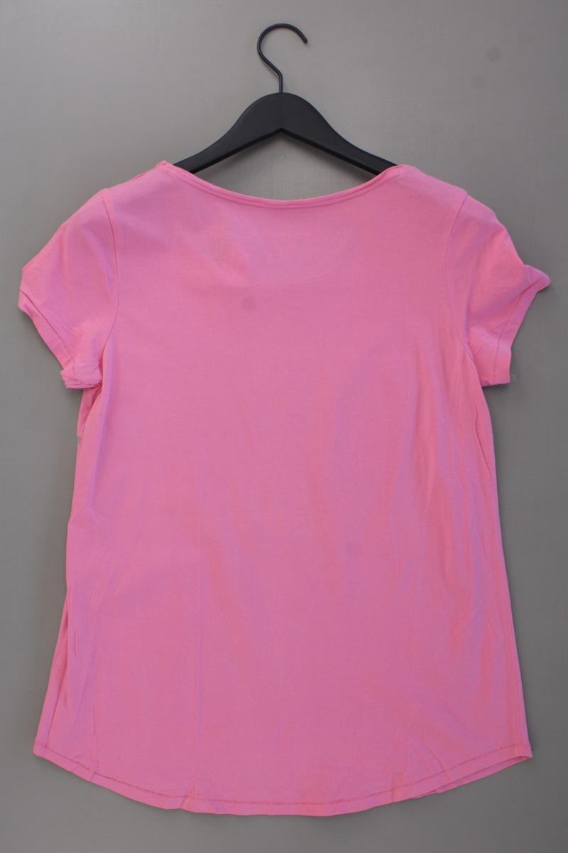 Esprit T-Shirt mit Sternendruck Gr. L Kurzarm rosa aus Baumwolle