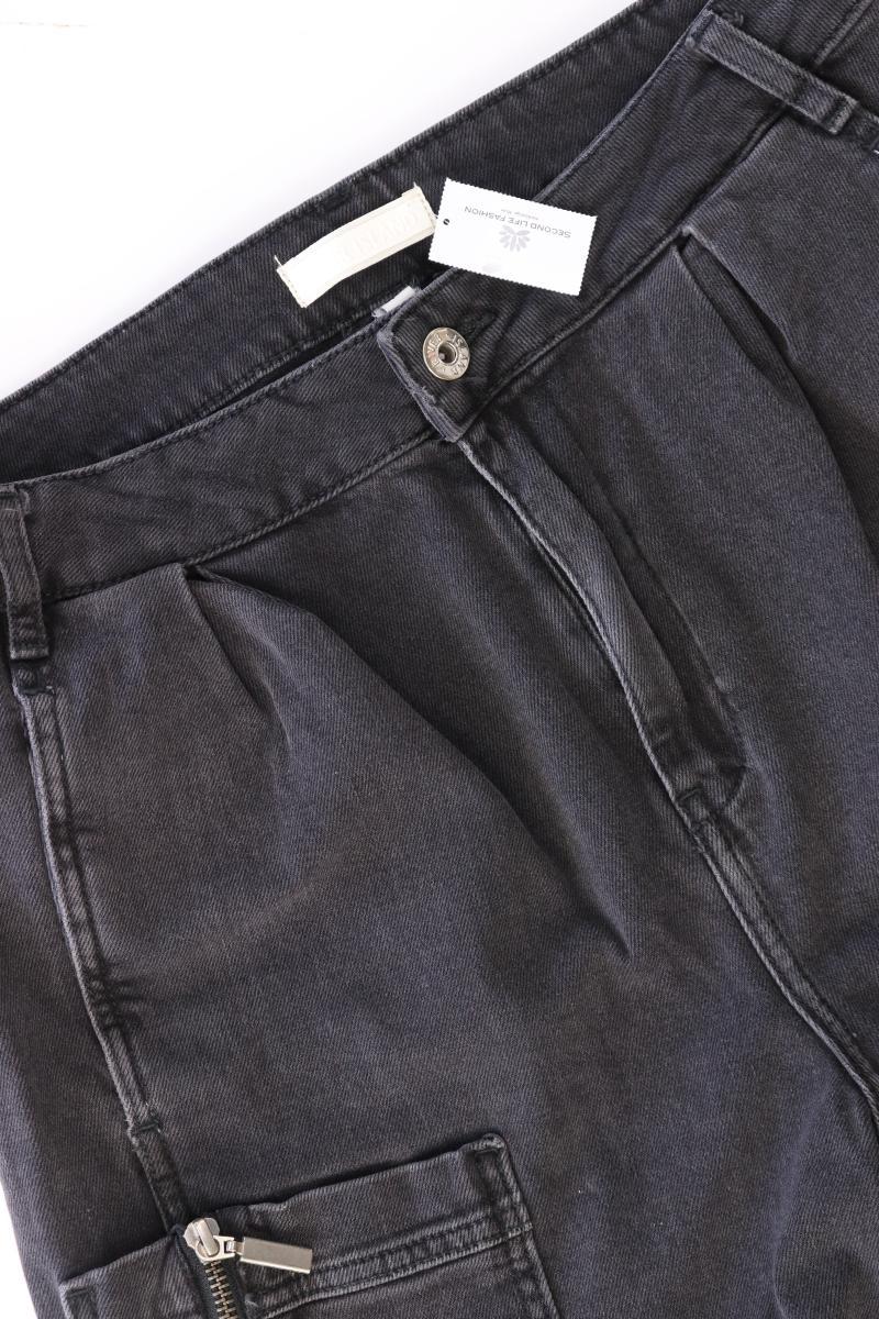 River Island Straight Jeans Gr. UK 14 (M) schwarz aus Baumwolle