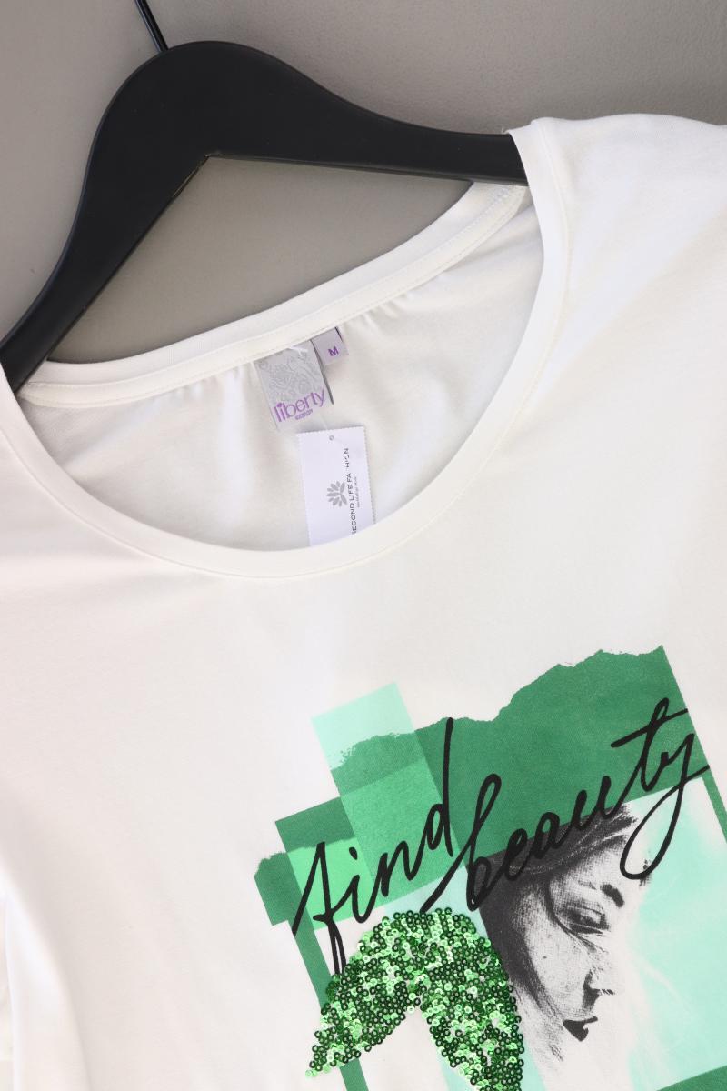 Liberty Printshirt Gr. M Kurzarm weiß