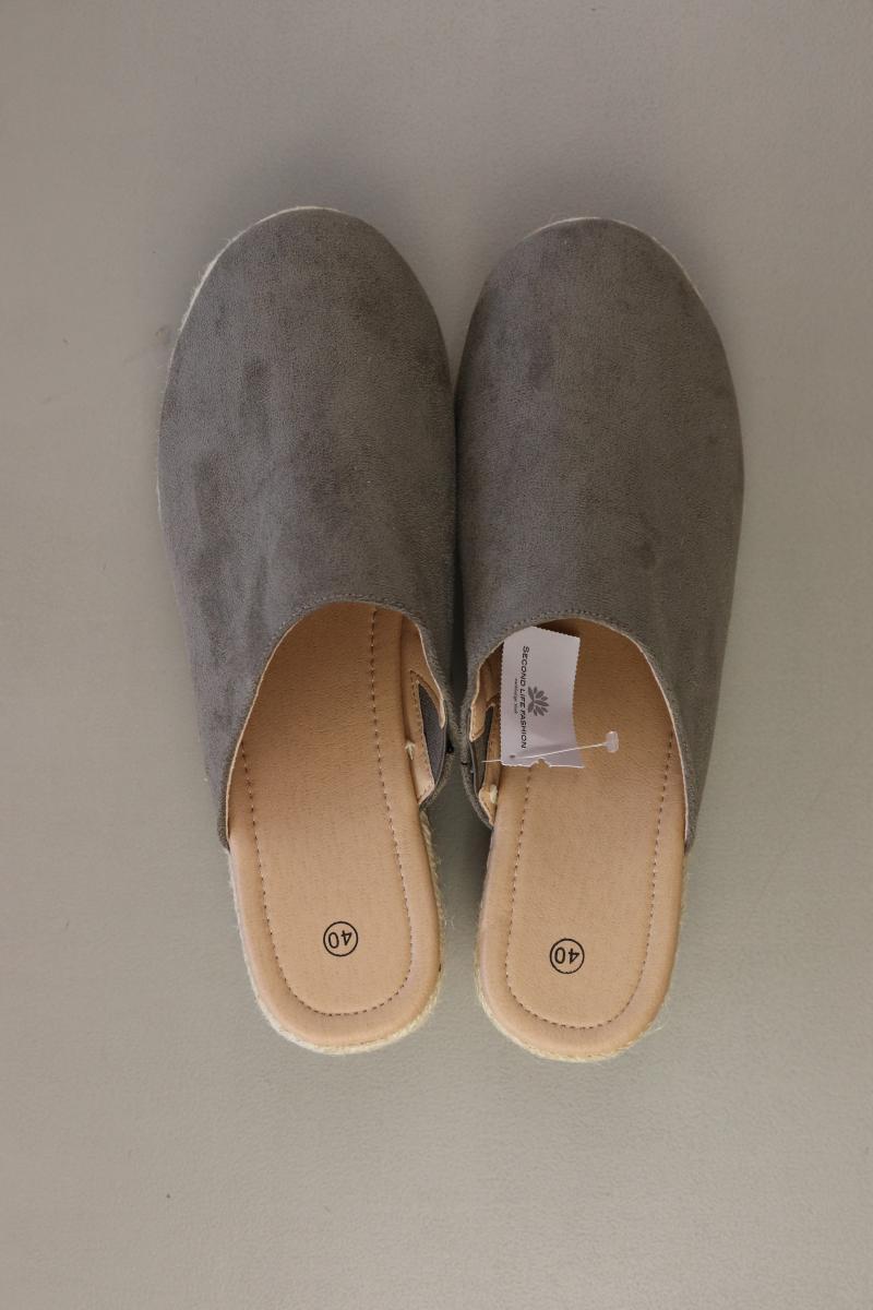 Plateau-Wedges Gr. 40 neuwertig grau