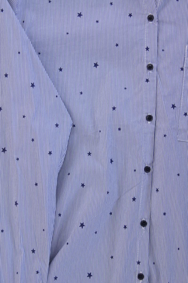 edc by Esprit Langarmbluse Gr. S gestreift blau aus Baumwolle