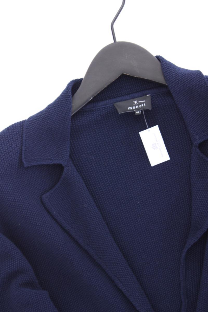Monari Strickblazer Gr. 40 neuwertig blau
