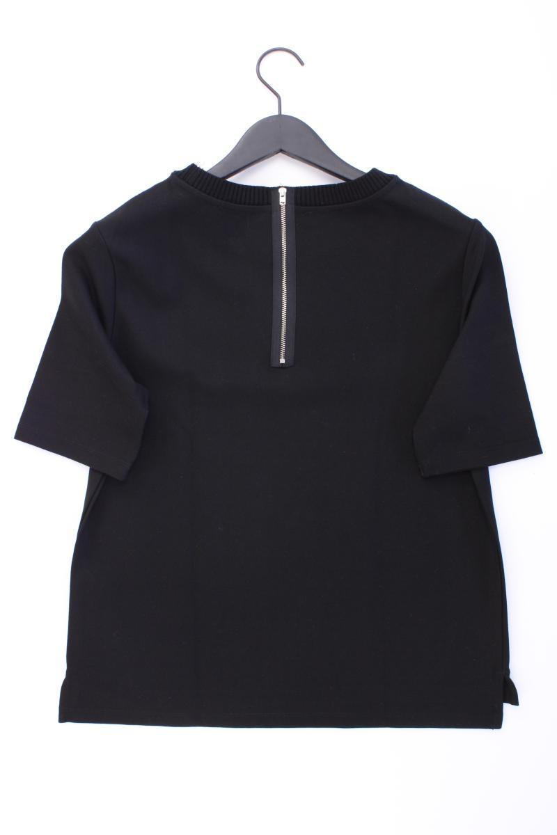 Esprit T-Shirt Gr. S neuwertig Kurzarm schwarz aus Baumwolle