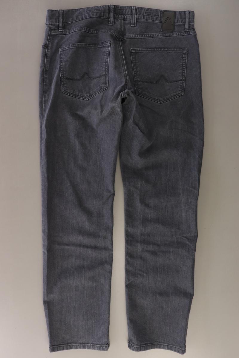 Alberto Straight Jeans für Herren Gr. W34/L32 grau aus Baumwolle