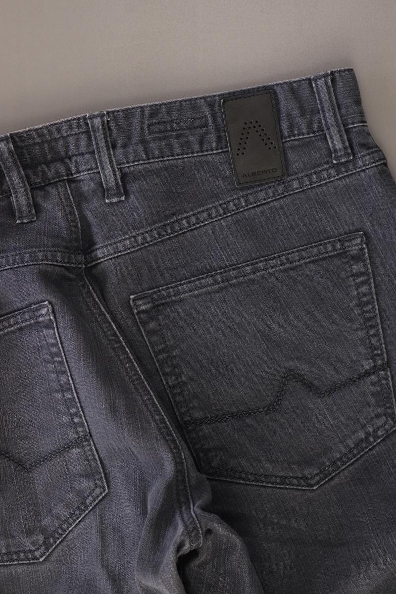 Alberto Straight Jeans für Herren Gr. W34/L32 grau aus Baumwolle