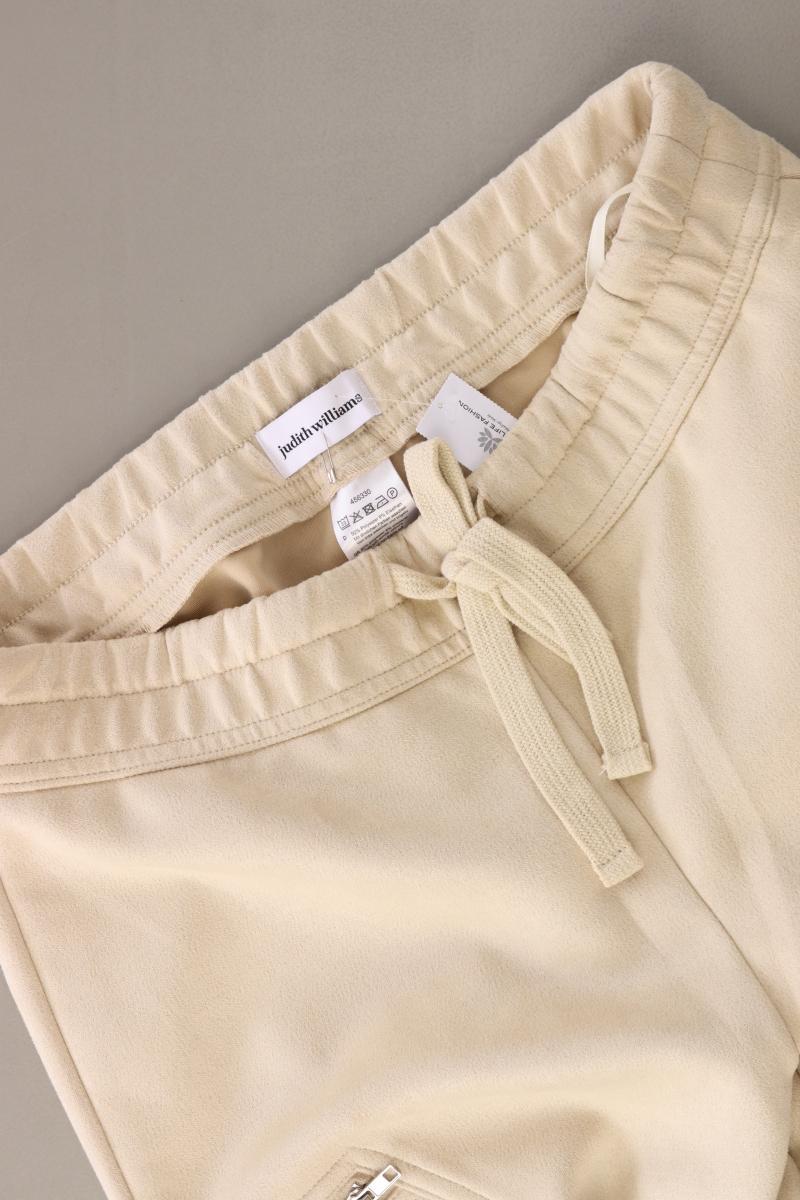 Judith Williams Cargohose Gr. Kurzgröße 18 neuwertig creme aus Polyester