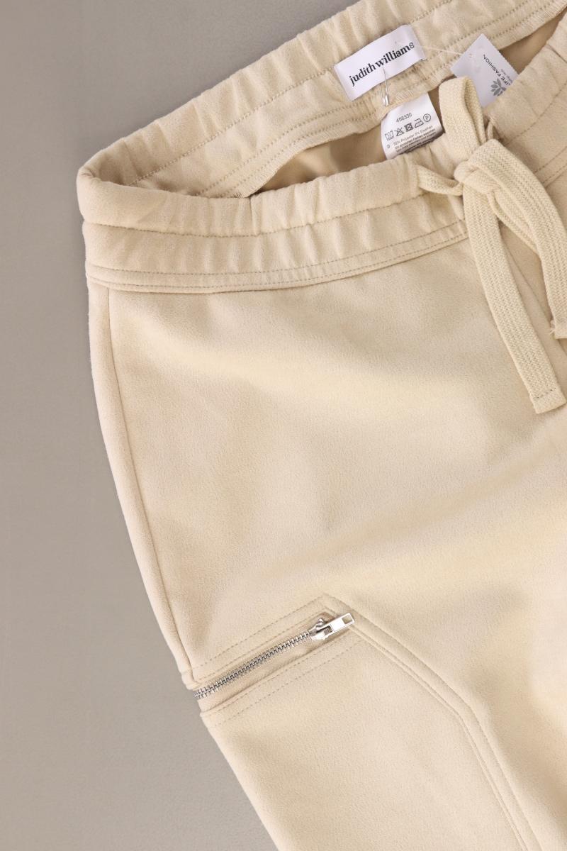 Judith Williams Cargohose Gr. Kurzgröße 18 neuwertig creme aus Polyester