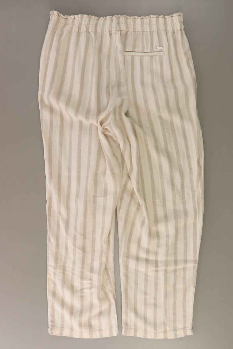 Tom Tailor (Denim) Leinenhose Gr. L gestreift creme