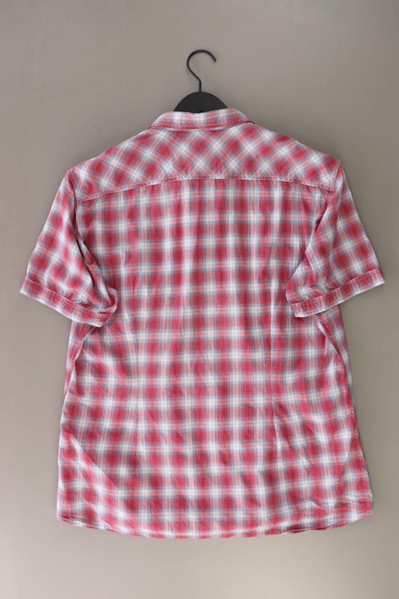 Tom Tailor Karohemd für Herren Gr. XXL kariert Kurzarm rot aus Baumwolle