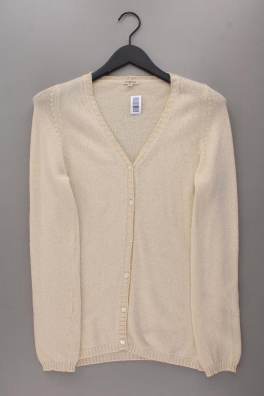Malo Kaschmir Cardigan Gr. 46 Langarm creme